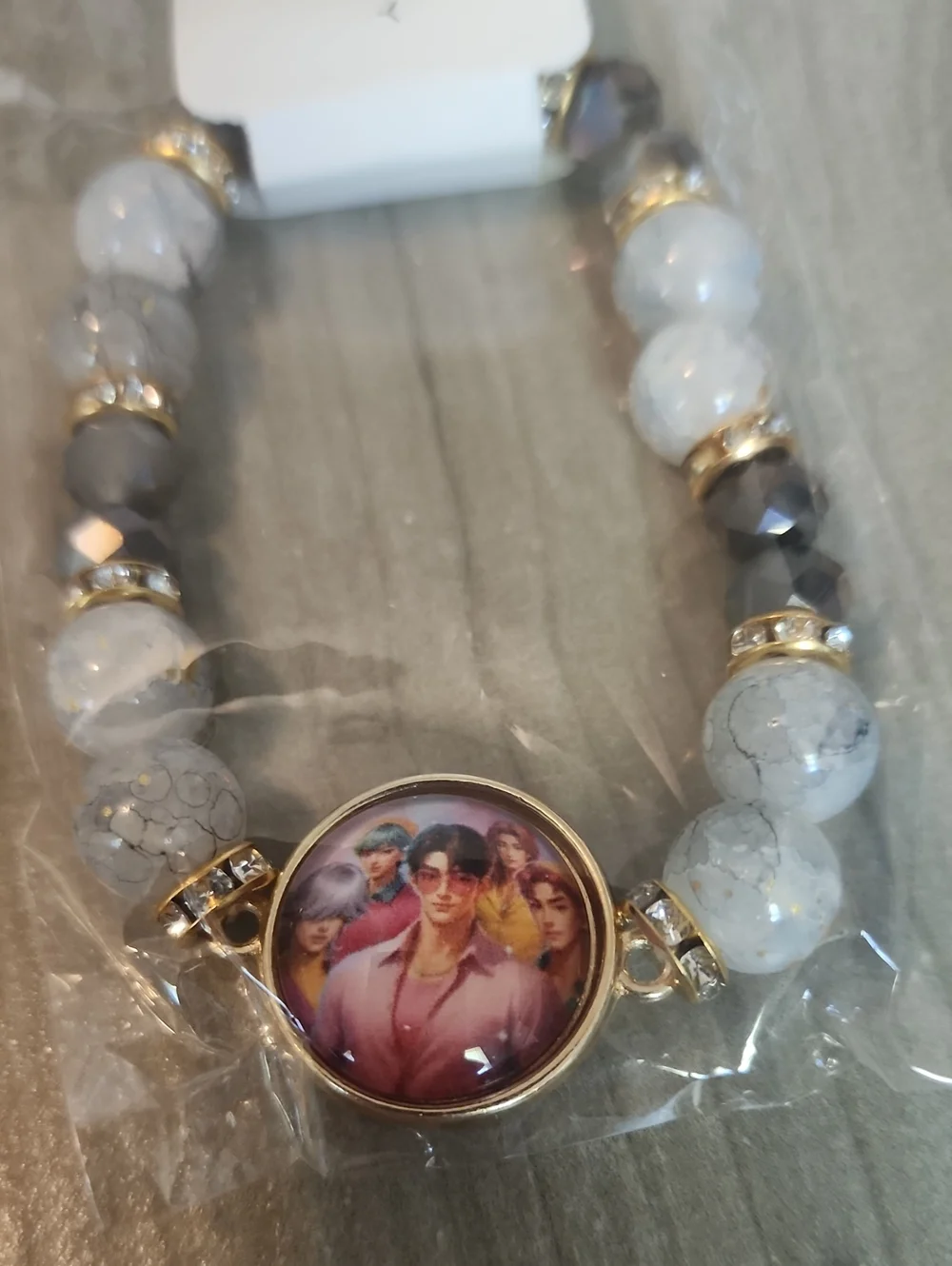 NWT KPOP Demon Hunters Stretch Bracelet (White)
